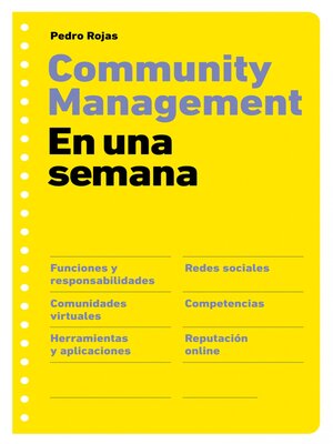 cover image of Community management en una semana